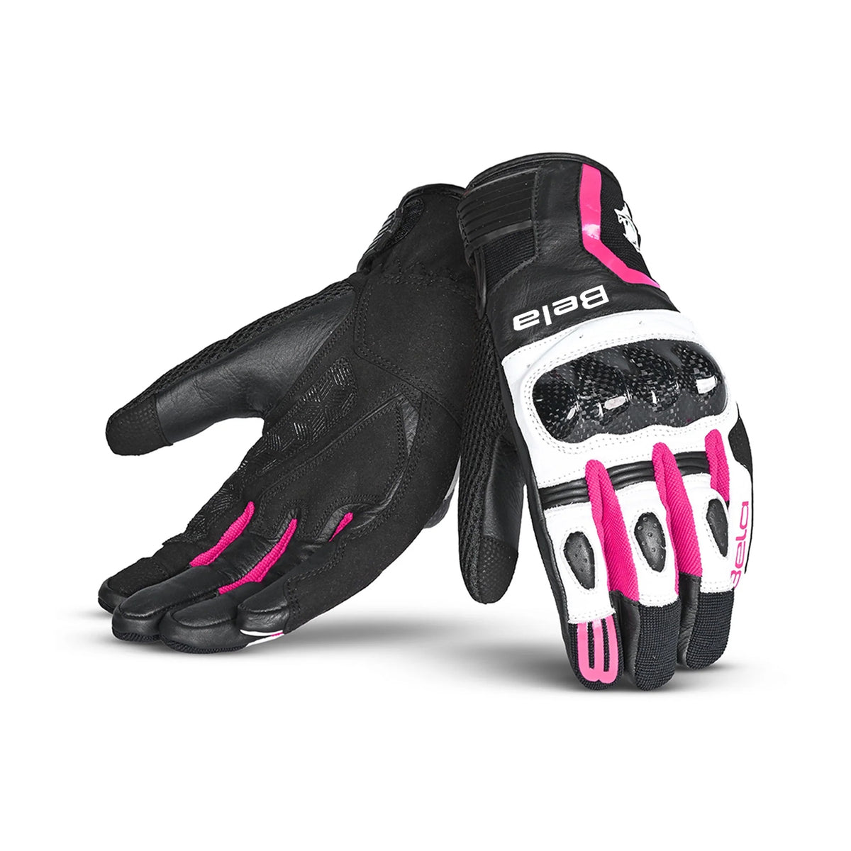 BELA - Air Flow Lady Leather Glove, Black/Pink