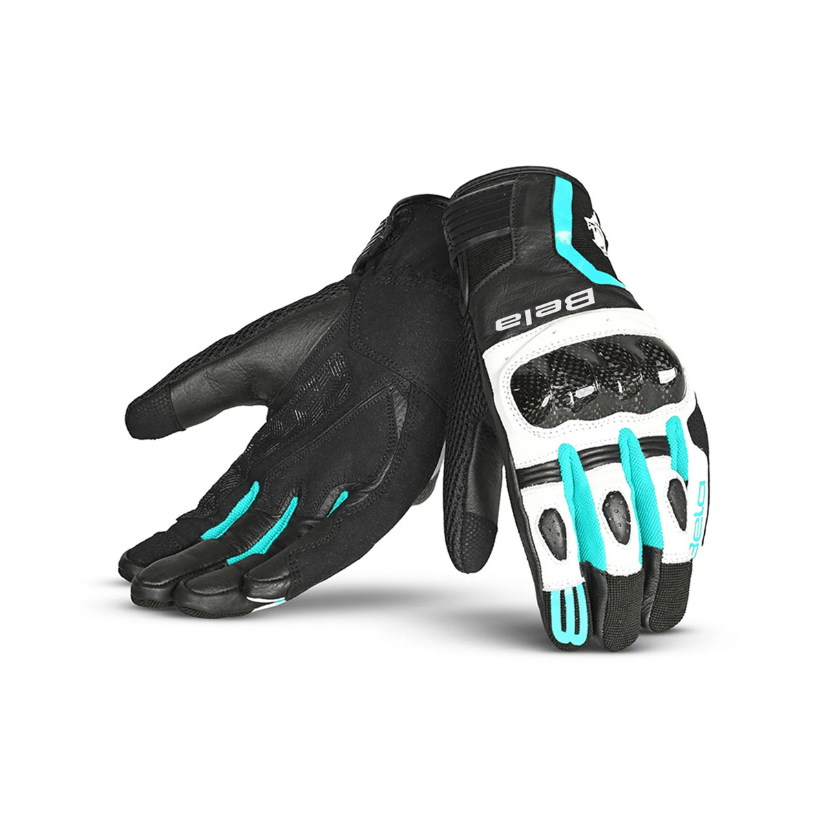 BELA Air Flow Lady Leather Glove Black/Turquoise
