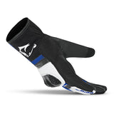 BELA - Gants en cuir Air Flow Noir Blanc Bleu
