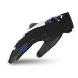 BELA - Gants en cuir Air Flow Noir Blanc Bleu