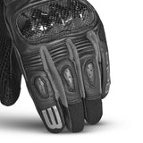 BELA - Lederhandschuh Air Flow Schwarz/Grau