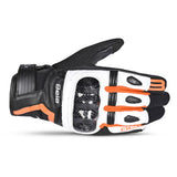 BELA - Gants en cuir Air Flow Noir/Orange