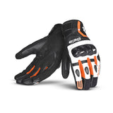 BELA - Gants en cuir Air Flow Noir/Orange