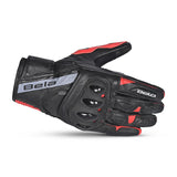 BELA - Blast Lady Lederhandschuh Schwarz/Rot