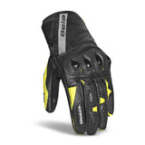 BELA - Blast Man Lederhandschuh Schwarz/Fluorgelb