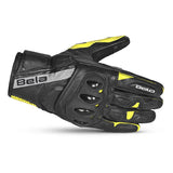 BELA - Blast Man Lederhandschuh Schwarz/Fluorgelb