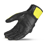 BELA - Blast Man Lederhandschuh Schwarz/Fluorgelb