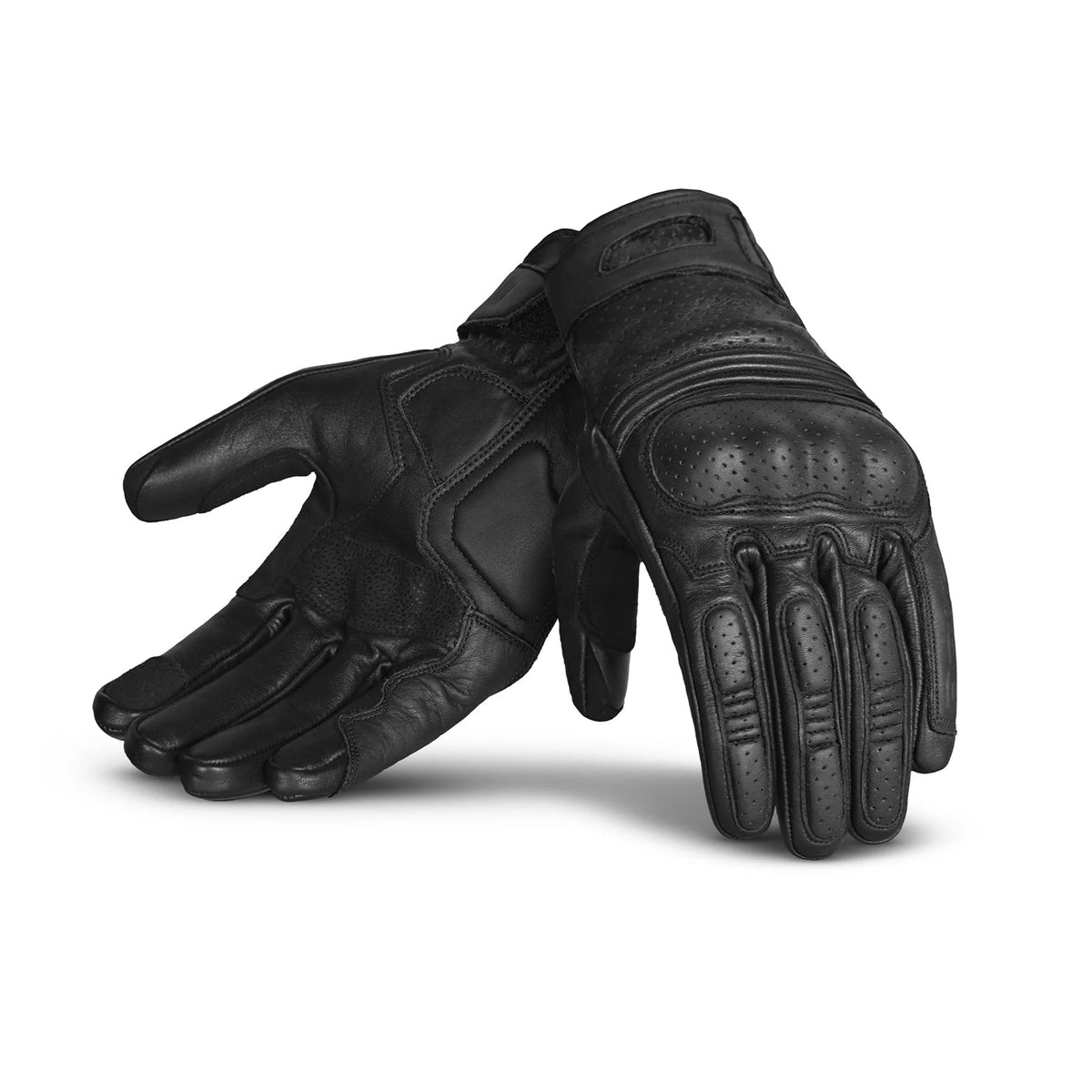BELA - Guanto in pelle nera Rush Lady