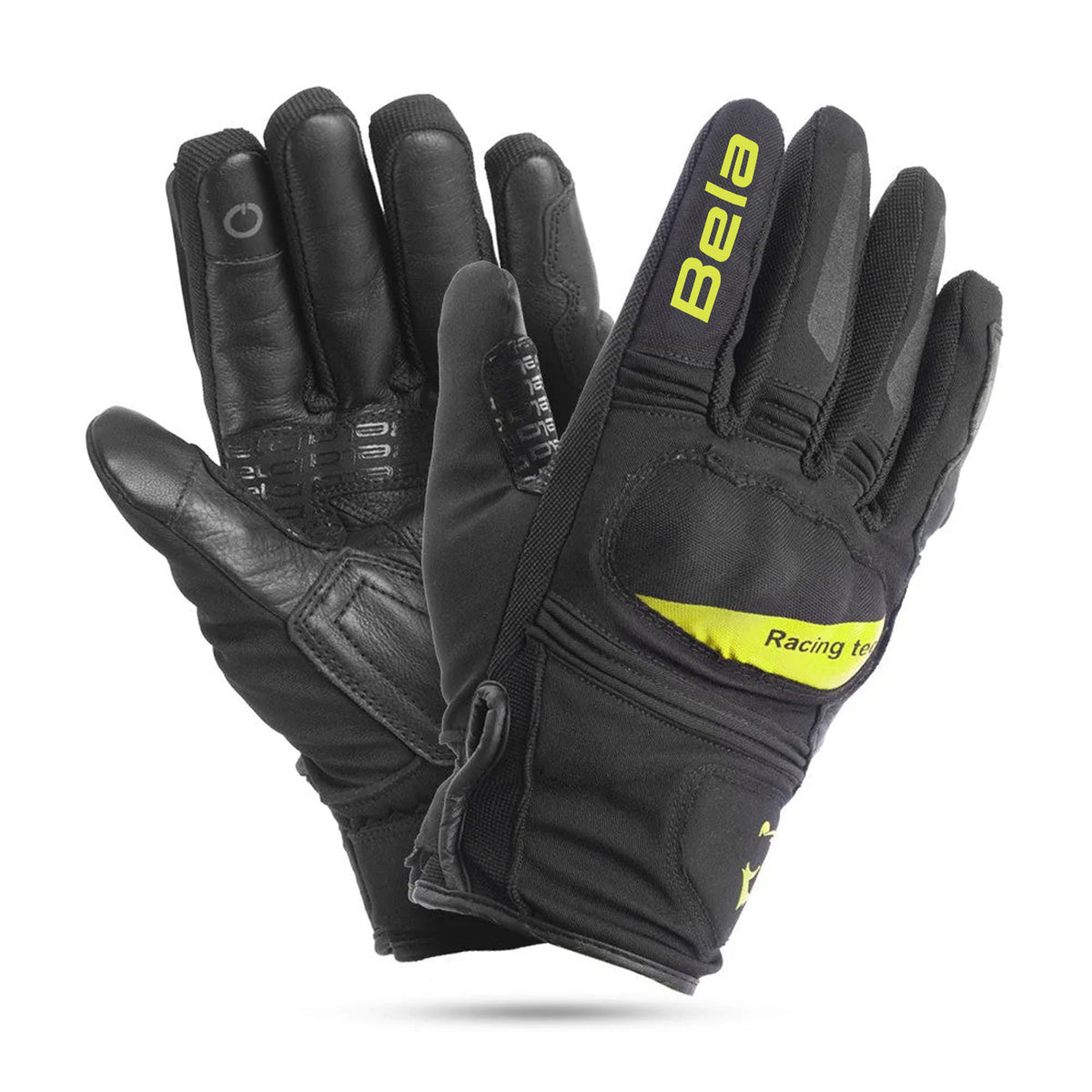 BELA - Textilhandschuh Boom Winter WP Schwarz/Fluorgelb
