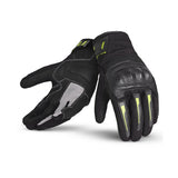 BELA - Guante Textil Drift Negro/Amarillo Fluor