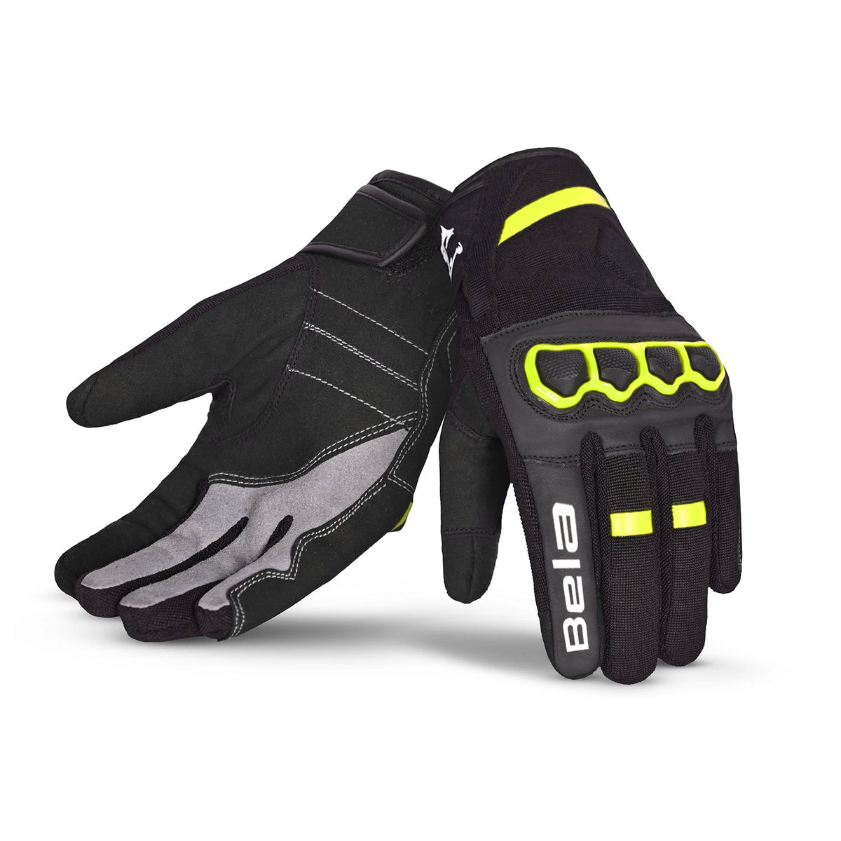 BELA - Guante Textil Tracker Winter WP Negro/Amarillo Fluor