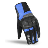 BELA-Guante Textil Hero Hombre Air Negro/Gris/Azul