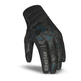 BELA-Cirus Camo Sommer Textilhandschuhe Schwarz/Blau/Camo