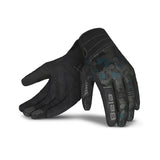 BELA-Cirus Camo Sommer Textilhandschuhe Schwarz/Blau/Camo
