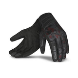 BELA-Guantes Textil Cirus Camo Summer Negro/Rojo/Camo