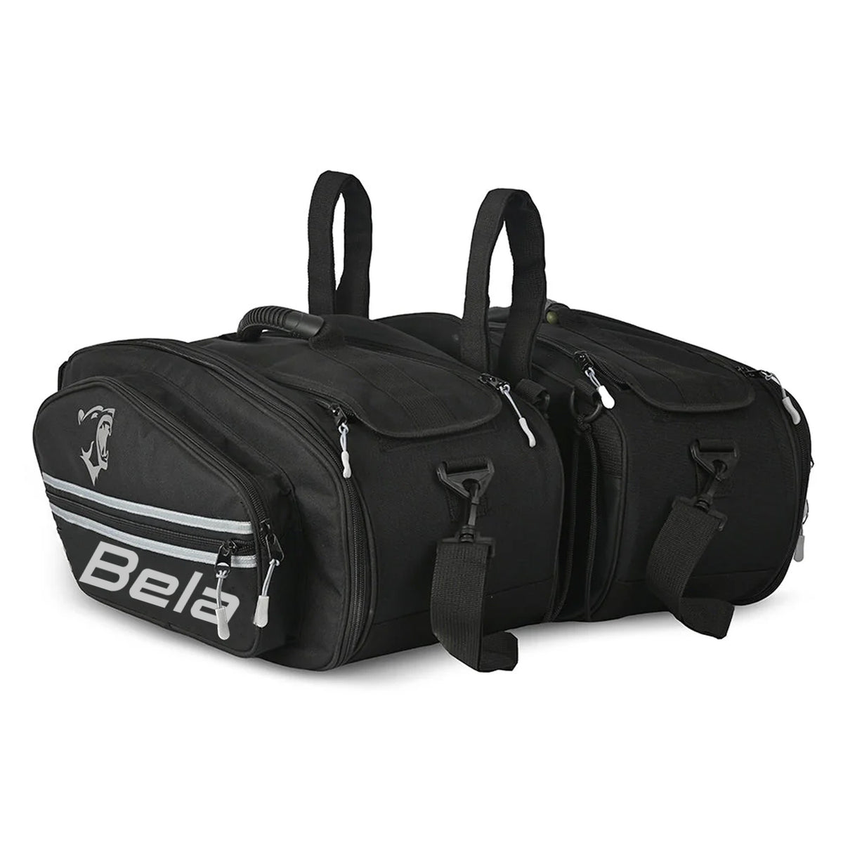 BELA - Gear Leather/Textile Backpack Black