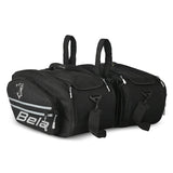 BELA - Gear Leather/Textile Backpack Black