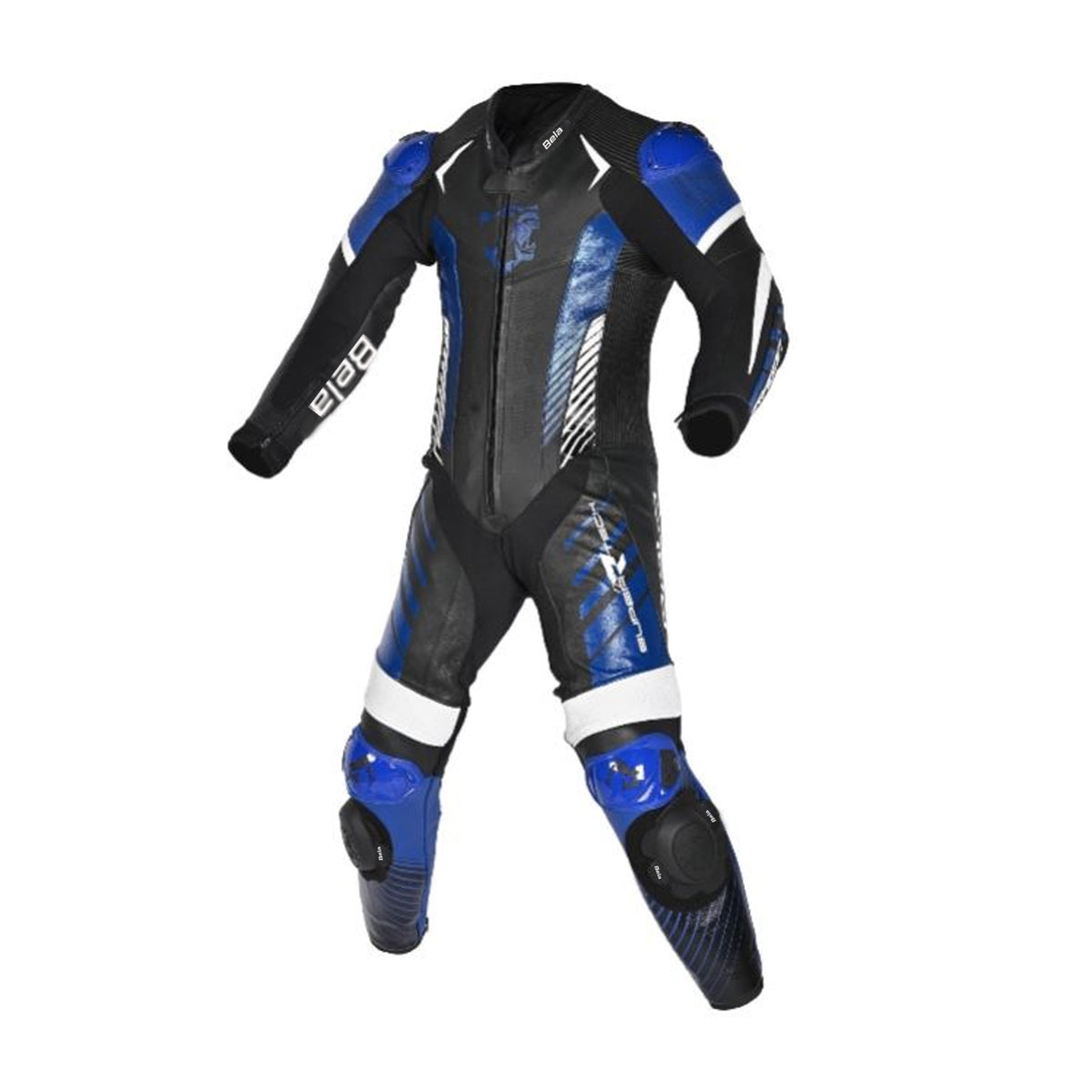 BELA-Overall 1-teilig Aragone Schwarz Blau