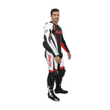 BELA-1 Combinaison PC Maverick Blanc/Noir/Rouge