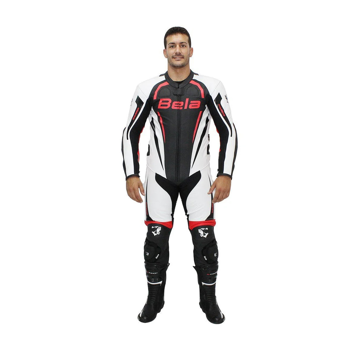BELA-1 Combinaison PC Maverick Blanc/Noir/Rouge