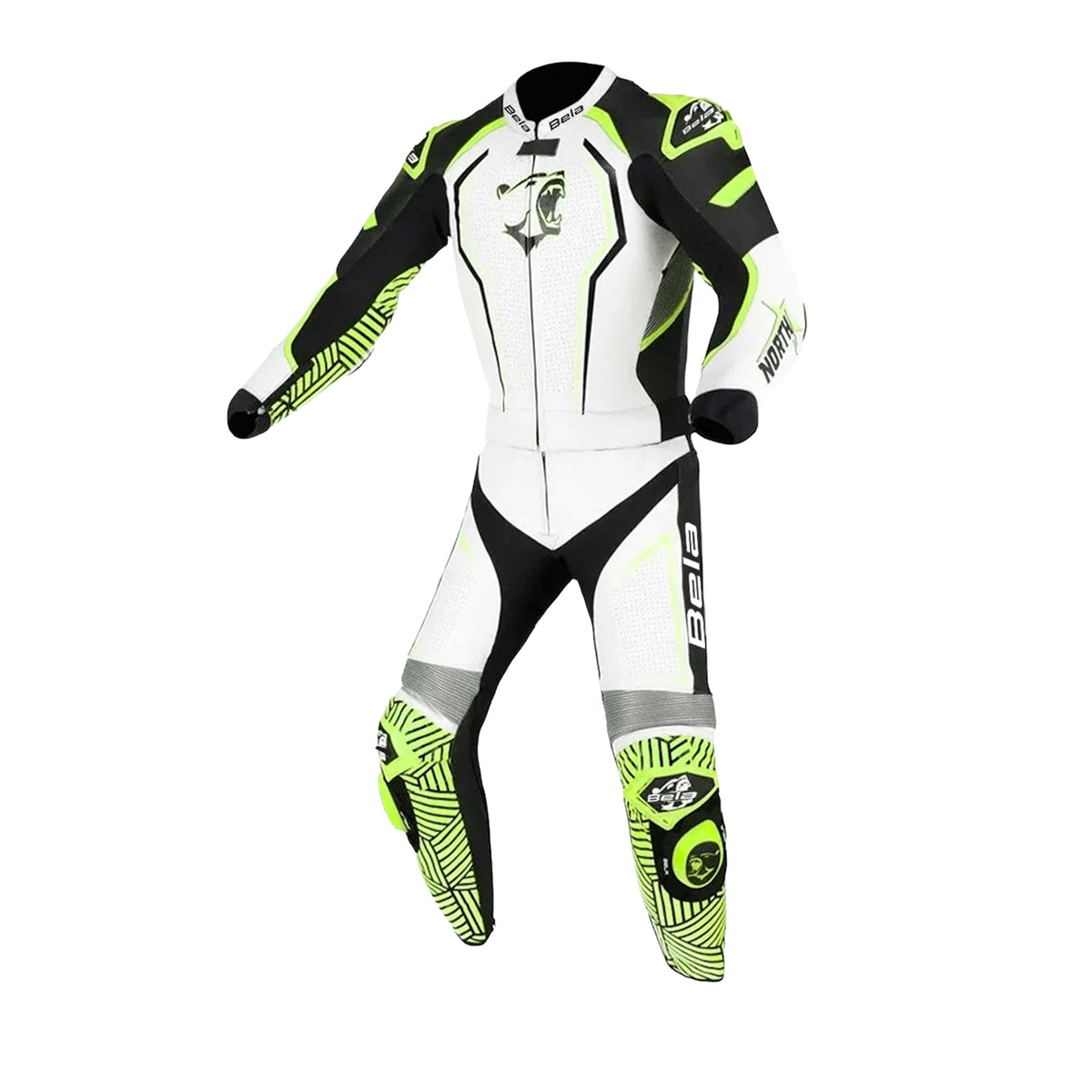 BELA - Mono 2 PC North Star Negro Blanco Amarillo Fluor