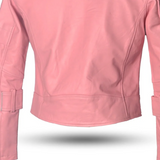 GIACCA IN PELLE MODA ROSA BELA-ROSE LADY