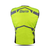 BELA - Reflectante Textil Vision Negro/Amarillo Fluor