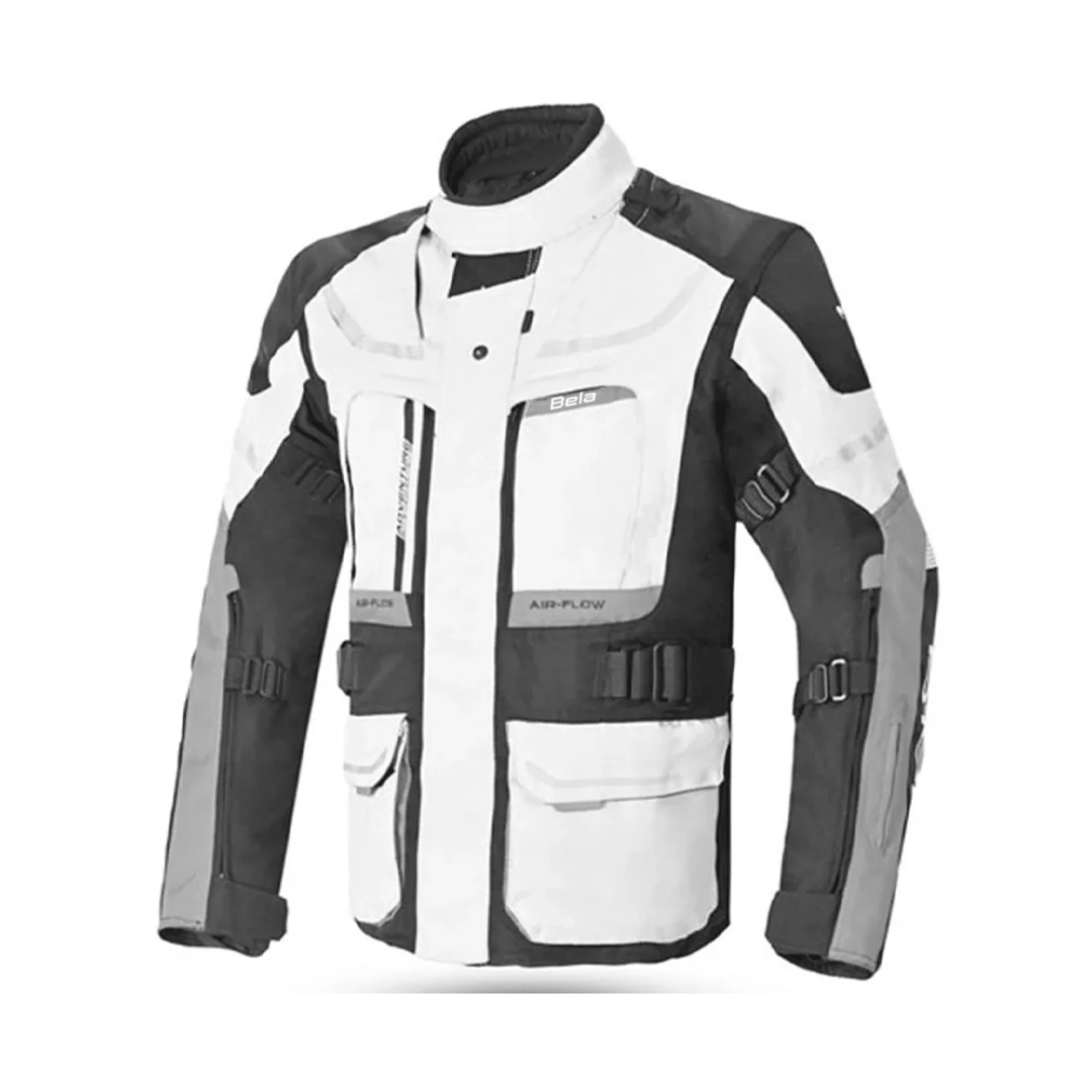 BELA - TRANSFORMER 3IN1 HOMBRE MOTO TEXTILE CHAQUETA ICE GRIS NEGRO