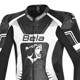 BELA X Race 1Pc Mono De Moto Negro Anthracita Blanco
