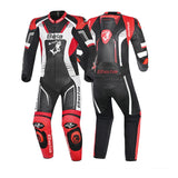 BELA X Race 2-teiliger Motorradanzug Schwarz Weiß Rot