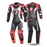 BELA X Race 1Pc Mono De Moto Negro Blanco Rojo