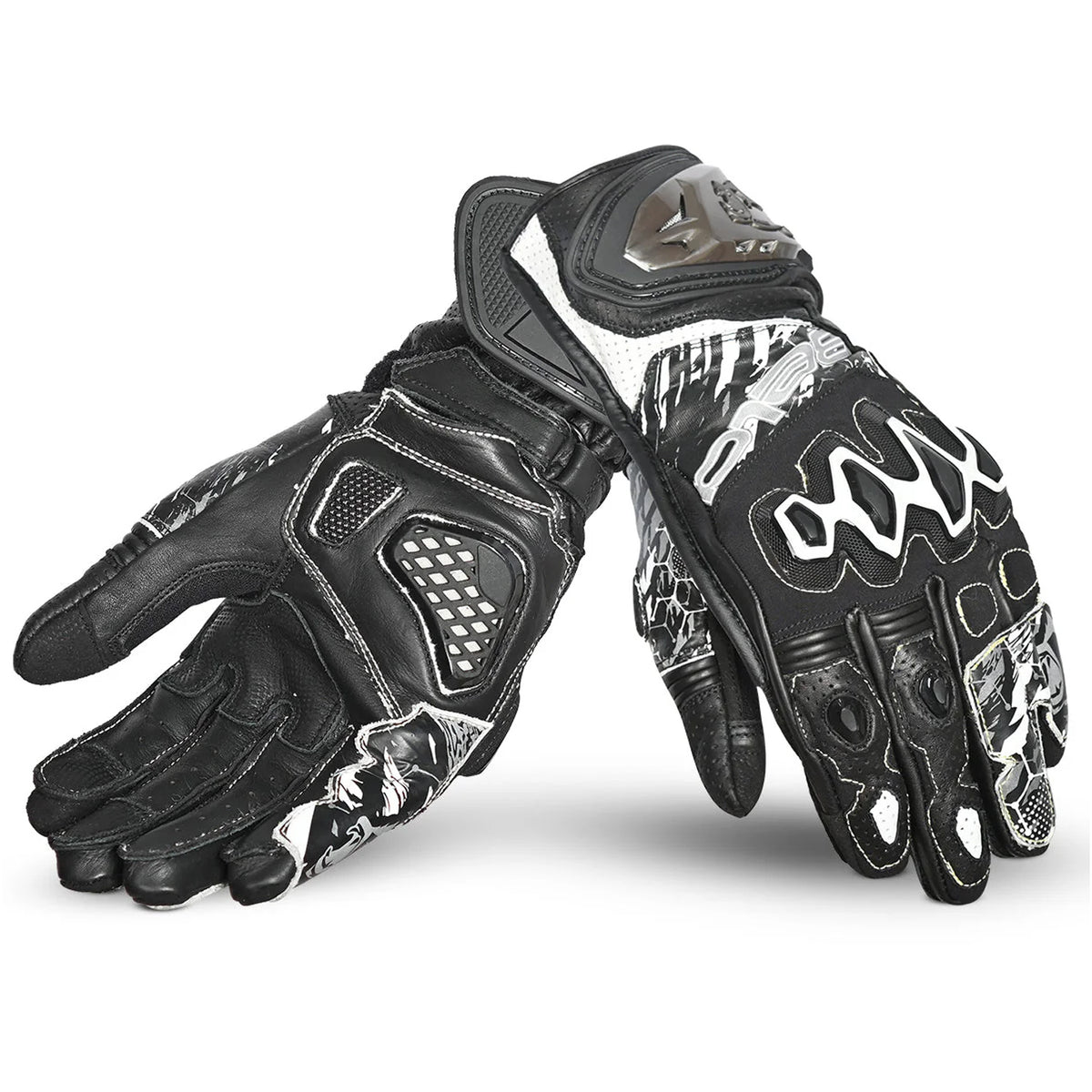 BELA Armor Pro Handschuh Schwarz Weiß
