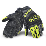 Guanti corti BELA Armour Pro neri F, gialli