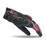 BELA Armor Pro Handschuhe Kurz Schwarz Rot