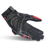 BELA Armor Pro Handschuhe Kurz Schwarz Rot