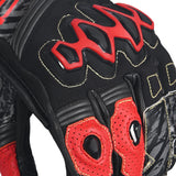 BELA Armor Pro Handschuhe Kurz Schwarz Rot