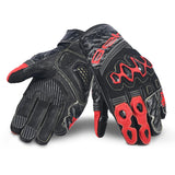 BELA Armor Pro Handschuhe Kurz Schwarz Rot