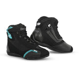 BELA - Kiva Leather Boots for Women, Black/Turquoise