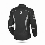 BELA BRADLEY DAMEN-TEXTILJACKE, SCHWARZ UND GRAU
