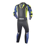 BELA - Tuta Beast 2 pezzi nera bianca fluorescente gialla blu