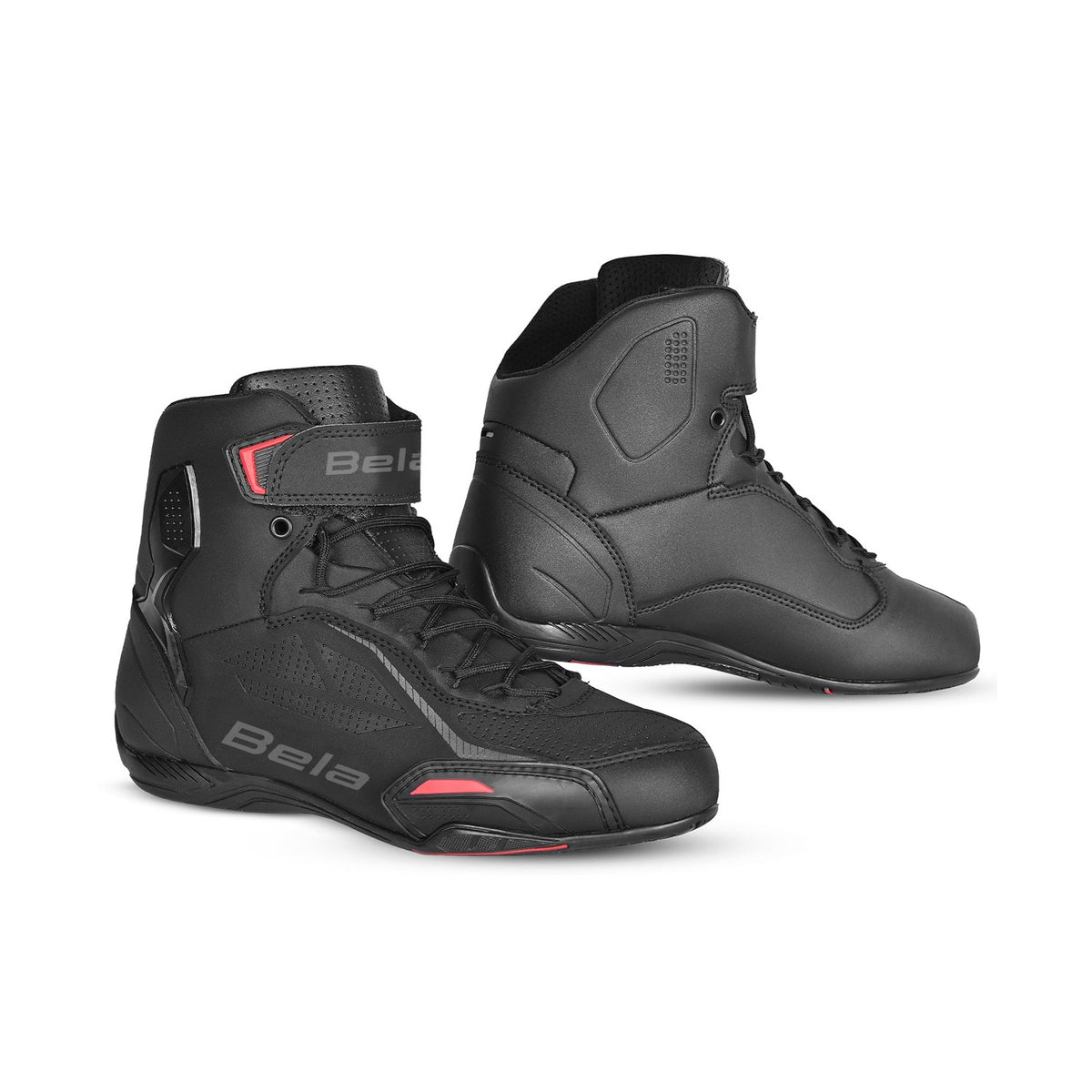 BELA Botas masculinas de couro Jet Evo pretas
