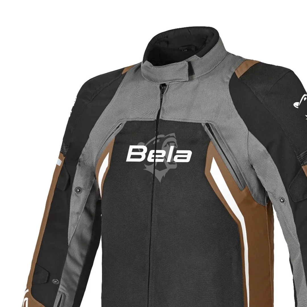 BELA CORDANIEL MEN'S MOTORCYCLE JACKET BLACK BROWN