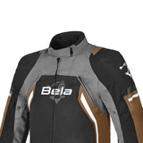 BELA CORDANIEL MEN'S MOTORCYCLE JACKET BLACK BROWN