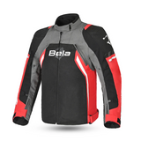 BELA CORDANIEL HOMBRE MOTO CHAQUETA NEGRO ANTRACITA ROJO