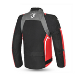 BELA CORDANIEL HOMBRE MOTO CHAQUETA NEGRO ANTRACITA ROJO