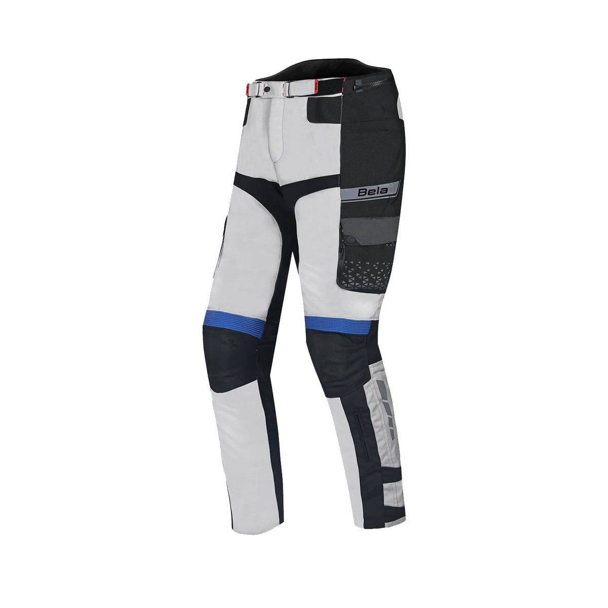 BELA CROSSROAD EXTREME WP MEN'S MOTORCYCLE PANTS ICE BLUE BLACK
