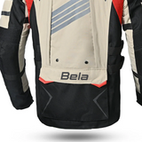 BELA Chaqueta Textil Hailstorm Crema Negro Naranja