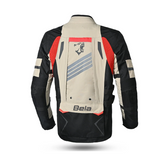 BELA Chaqueta Textil Hailstorm Crema Negro Naranja
