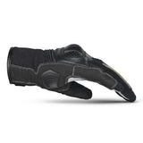 Gants de moto en textile BELA Drift Lady, noirs et jaune fluo