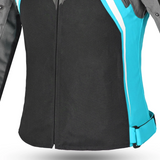 GIACCA MOTO DA DONNA BELA ELANUR NERA TURCHESE